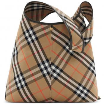 Burberry Check Pattern Shoulder Bag in Multicolor