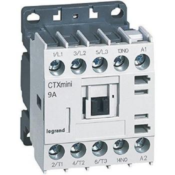 Contacteur de puissance Legrand CTX³ 3P 9A 24V avec contact auxiliaire