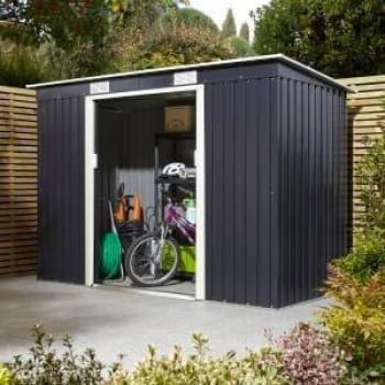 Rowlinson Trentvale 8 x 4ft Metal Pent Shed