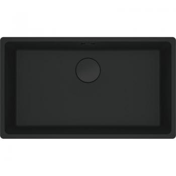 Franke Maris MRG 110‑72 Kitchen Sink – Granite, Black Drainer