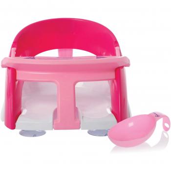 Dreambaby Luxury Pink Bath Seat with Scoop