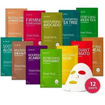 Set 12 Maschere Faciale Glam Up