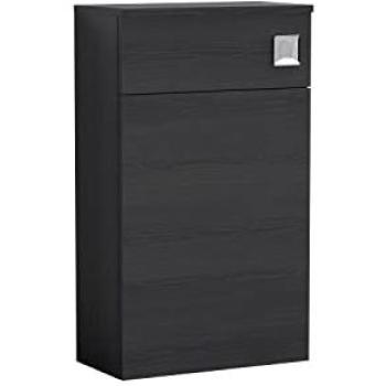 Charcoal Black Nuie Athena 500mm Back‑to‑Wall WC Unit