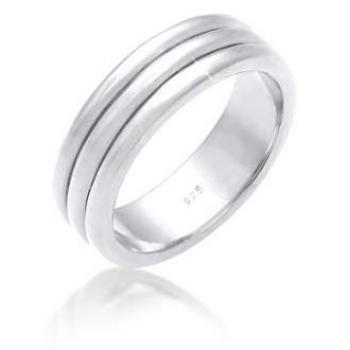 Elli PREMIUM Damen Trauring Set 3 Ringe aus 925 Silber ohne Stein