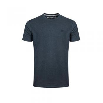 Navy Hooked Branded T-Shirt Size S