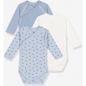 Body Petit Boat 3‑Pack a Manica Lunga