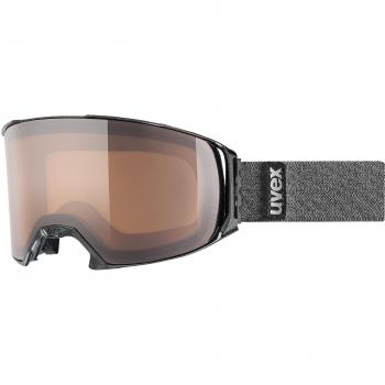 Uvex Craxx Brillenträgerskibrille (2021 black metallic, polavision brown/clear)