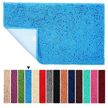 ORANIFUL Badvorleger Spa Blau Klein Waschbar