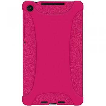 Amzer Soft Skin Fit Case Cover for Google New Nexus 7, Hot Pink