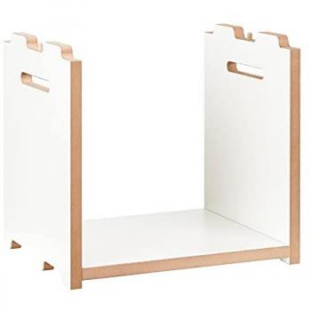 Mehrzweckregal TOJO halbstark, weiß, 40cm x 35,2cm x 32cm, Anbaumodul 40/32/35,2cm, MDF