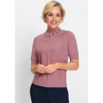 Modischer Pullover in Altrosa