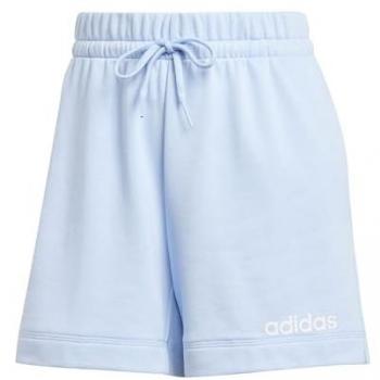 Adidas Essentials Linear French Terry Shorts Glow Blue/White XS 2 inches