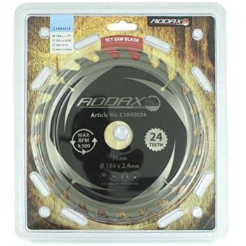 TCT 184x30x24T Circular Saw Blade – Single Piece, Coarse/Medium Cutting Edge
