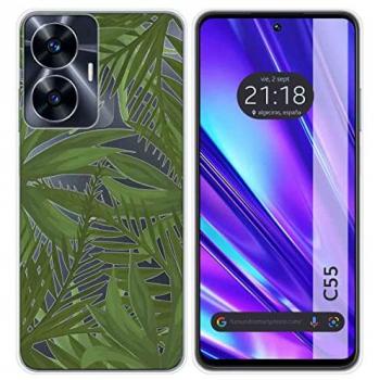 Funda de Silicona Transparente Jungla para Realme C55