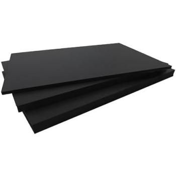 Panneau Composite Plat Noir 61 cm