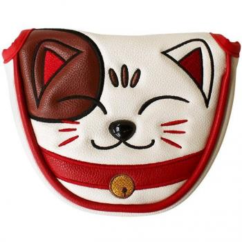 PU Leder Golf Headcover Katze