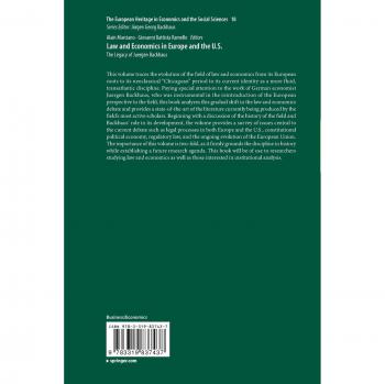 Law and Economics in Europe and the U.S.