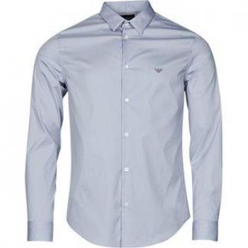 Camicia Azzurra Uomo Emporio Armani XL