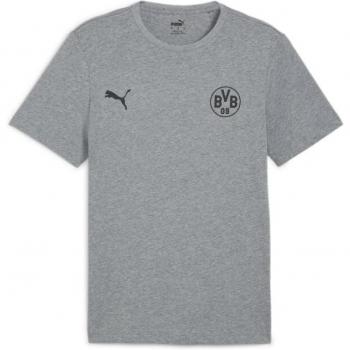 T-Shirt Grigia Puma BVB Essentials per Uomo S-XXL