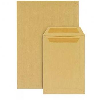 Confezione da 100 Tasche in Carta Kraft