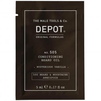 Aceite Misterioso para Barba y Bigote, Depot 500, 5 ml