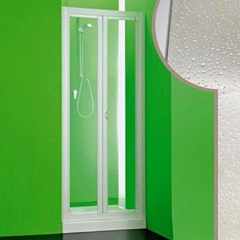 Puerta de Ducha Plástica Plegable Mod. Saturno 80 cm