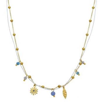 Collar Thase en acabado oro 18k de Luxenter