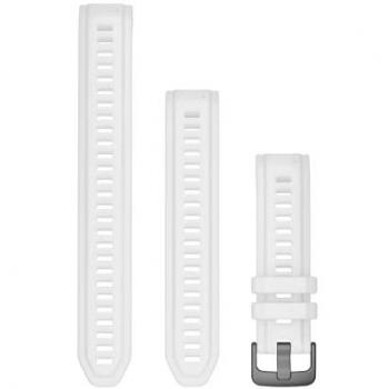 Weißes Silikonarmband für Garmin Instinct 2S
