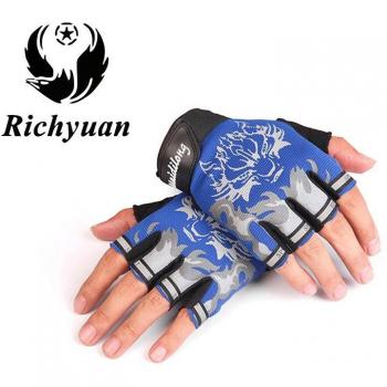 Guantes Deportivos Lobo Semi-Dedo Infantil