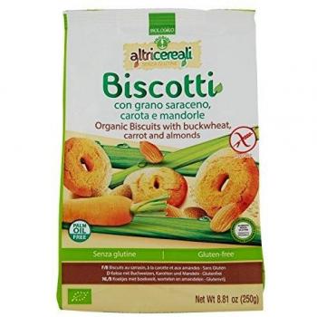 Altricereali Biscotti Trigo Sarraceno Almendra y Zanahoria Bio 250 g