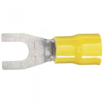 Fork Shape Insulated Crimp Cable Lug M6 4-6mm²