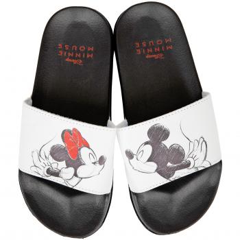 Diapositivas de Amor Disney Mickey y Minnie Gris Talla 8