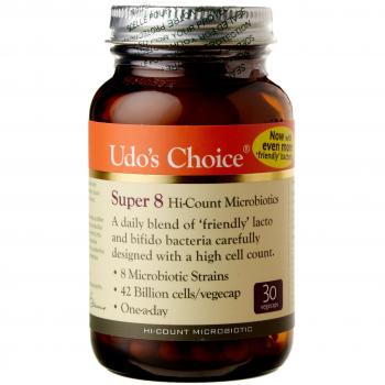 Udo’s Choice Super 8 Microbiotic IMMUNE 30 Capsules