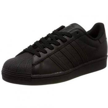 Adidas Originals Superstar Sneaker, Core Black/Core Black/Core Black, 42 EU