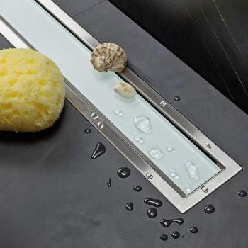 Canaletta Doccia Pavimento 85 cm Copertura Vetro