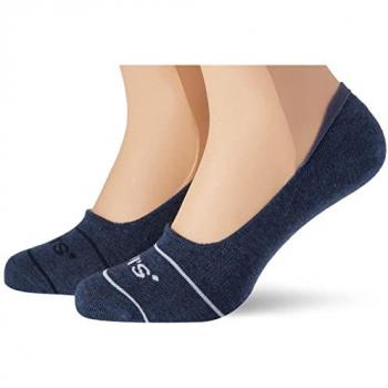 Calcetines Levi's Low Rise gris oscuro (2 pares)