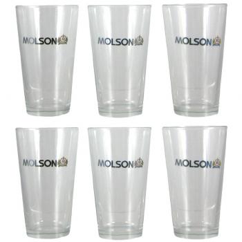 Molson Premium 6-Piece Pint Glasses