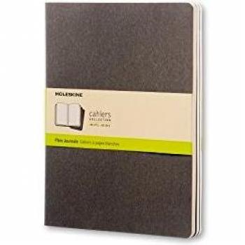 Moleskine Soft Grey Plain Cahier Extra Large Journal