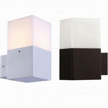 Lampada A Muro Esterno Alluminio E27 IP44 B160