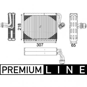 Mercedes-Benz AC Evaporator AE 122 000P
