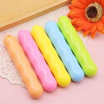 Zakka Neon‑Marker – 5‑faches Set für Schule