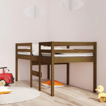 VidaXL Honey Brown High Sleeper Bed 80x200 cm
