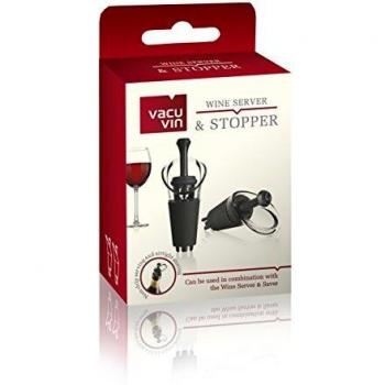 Wine Server and Stopper with Vacuum Seal