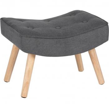 Reposapies Gris Oscuro con Diseño Nórdico