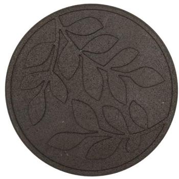 Leaf Pattern Reversible Stone – 46 cm Brown (Pack of 1)