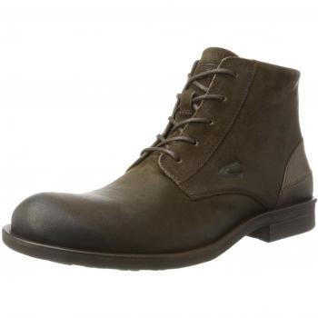 Camel active Herren Check 12 Biker Boots, Braun (Taupe 2)