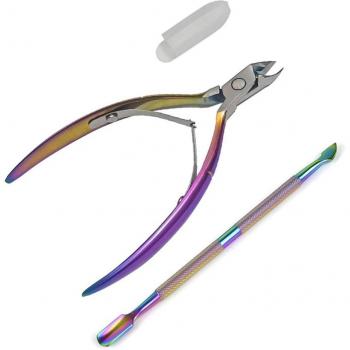 Cuticle Trimmer and Pusher Tool Set