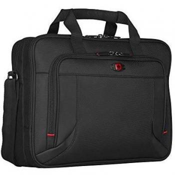 Sacoche pour ordinateur portable Wenger Prospectus 16 pouces, noir, polyester
