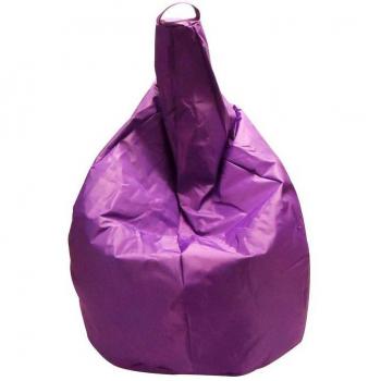 Pouf morado de diseño Dmora 80x120 cm