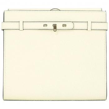 Valextra Women's White Pergamena Brera B Crossbody Bag